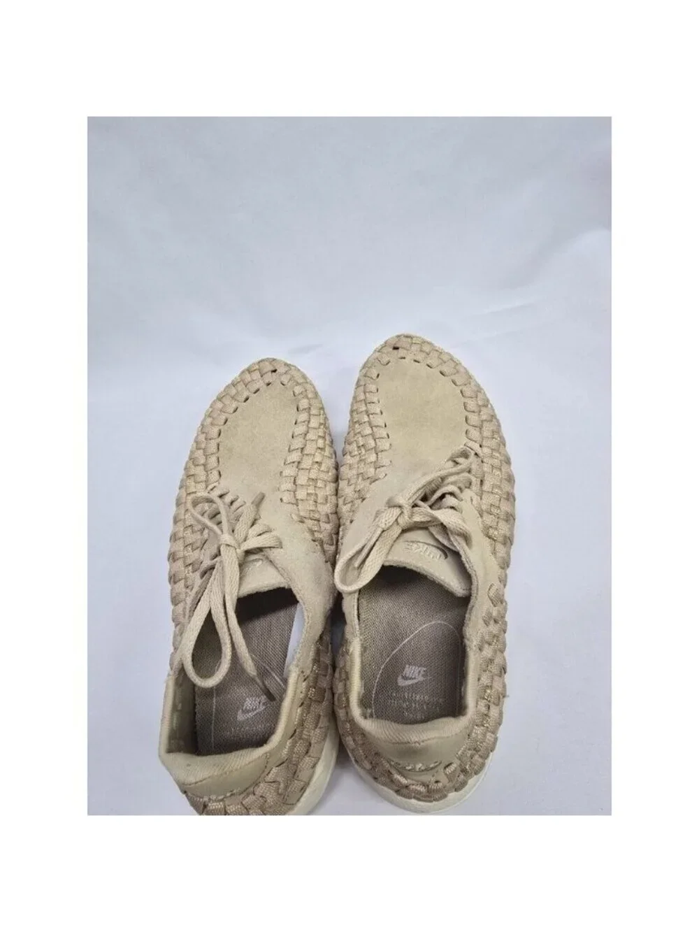 Nike AIR FOOTSCAPE WOVEN NM Khaki Size 8 Women's 917698-200